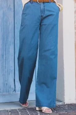LA PETITE ÉTOILE Pantalons & Jeans|Pantalon Brielle Chambray