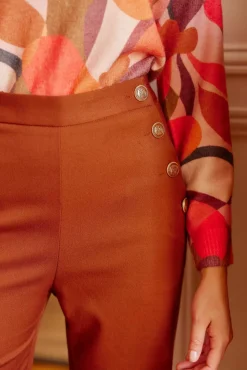 LA PETITE ÉTOILE Pantalons & Jeans|Pantalon Cady Caramel