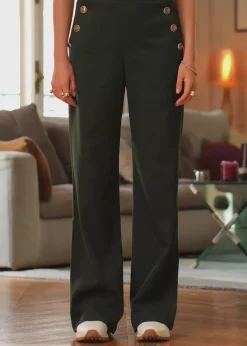 LA PETITE ÉTOILE Pantalons & Jeans|Pantalon Cady Vert