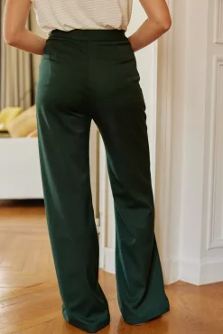 LA PETITE ÉTOILE Pantalons & Jeans|Pantalon Cady Vert