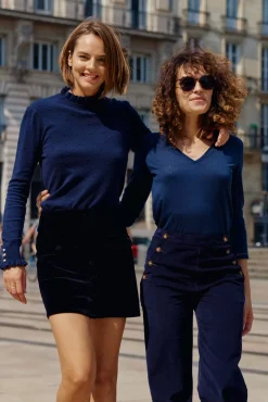 LA PETITE ÉTOILE Pantalons & Jeans|Pantalon Cady V Marine