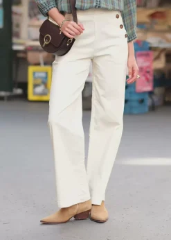 LA PETITE ÉTOILE Pantalons & Jeans|Pantalon Cady V Ecru