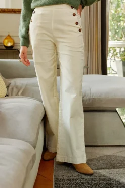 LA PETITE ÉTOILE Pantalons & Jeans|Pantalon Cady V Ecru