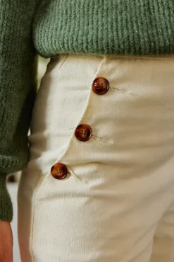 LA PETITE ÉTOILE Pantalons & Jeans|Pantalon Cady V Ecru