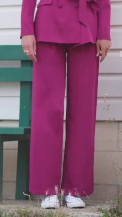 LA PETITE ÉTOILE Pantalons & Jeans|Pantalon Egu Fushia