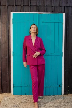 LA PETITE ÉTOILE Pantalons & Jeans|Pantalon Egu Fushia