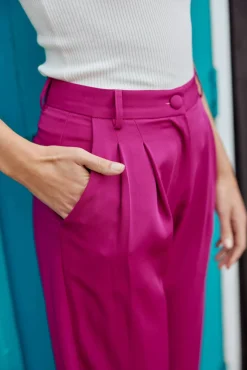 LA PETITE ÉTOILE Pantalons & Jeans|Pantalon Egu Fushia