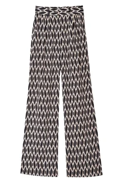 LA PETITE ÉTOILE Pantalons & Jeans|Pantalon Fernano Ecru/Noir