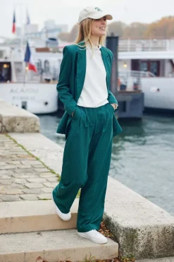 LA PETITE ÉTOILE Pantalons & Jeans|Pantalon Jomana Vert