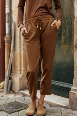 LA PETITE ÉTOILE Pantalons & Jeans|Pantalon Karama Tabac