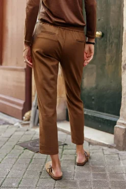 LA PETITE ÉTOILE Pantalons & Jeans|Pantalon Karama Tabac