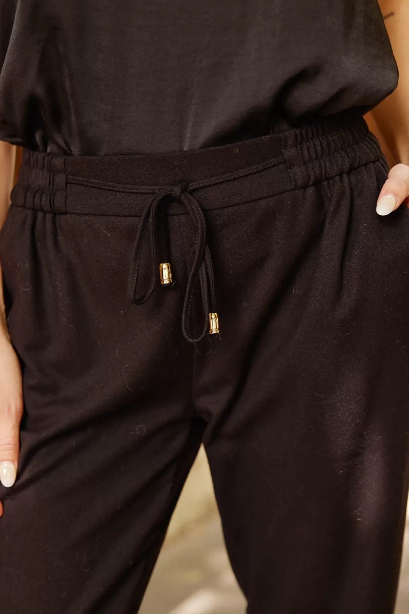 LA PETITE ÉTOILE Pantalons & Jeans|Pantalon Karama Noir