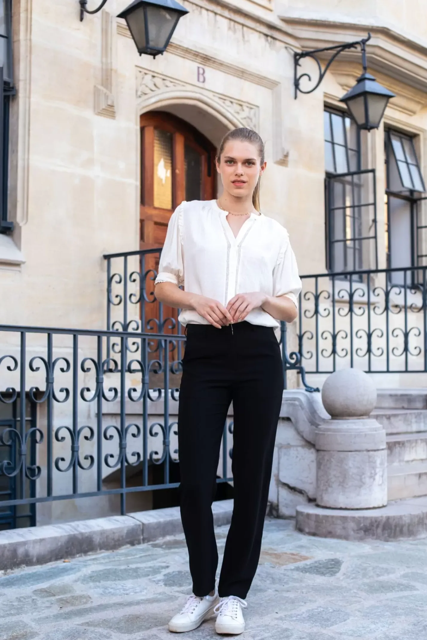 LA PETITE ÉTOILE Pantalons & Jeans|Pantalon Katnis Noir