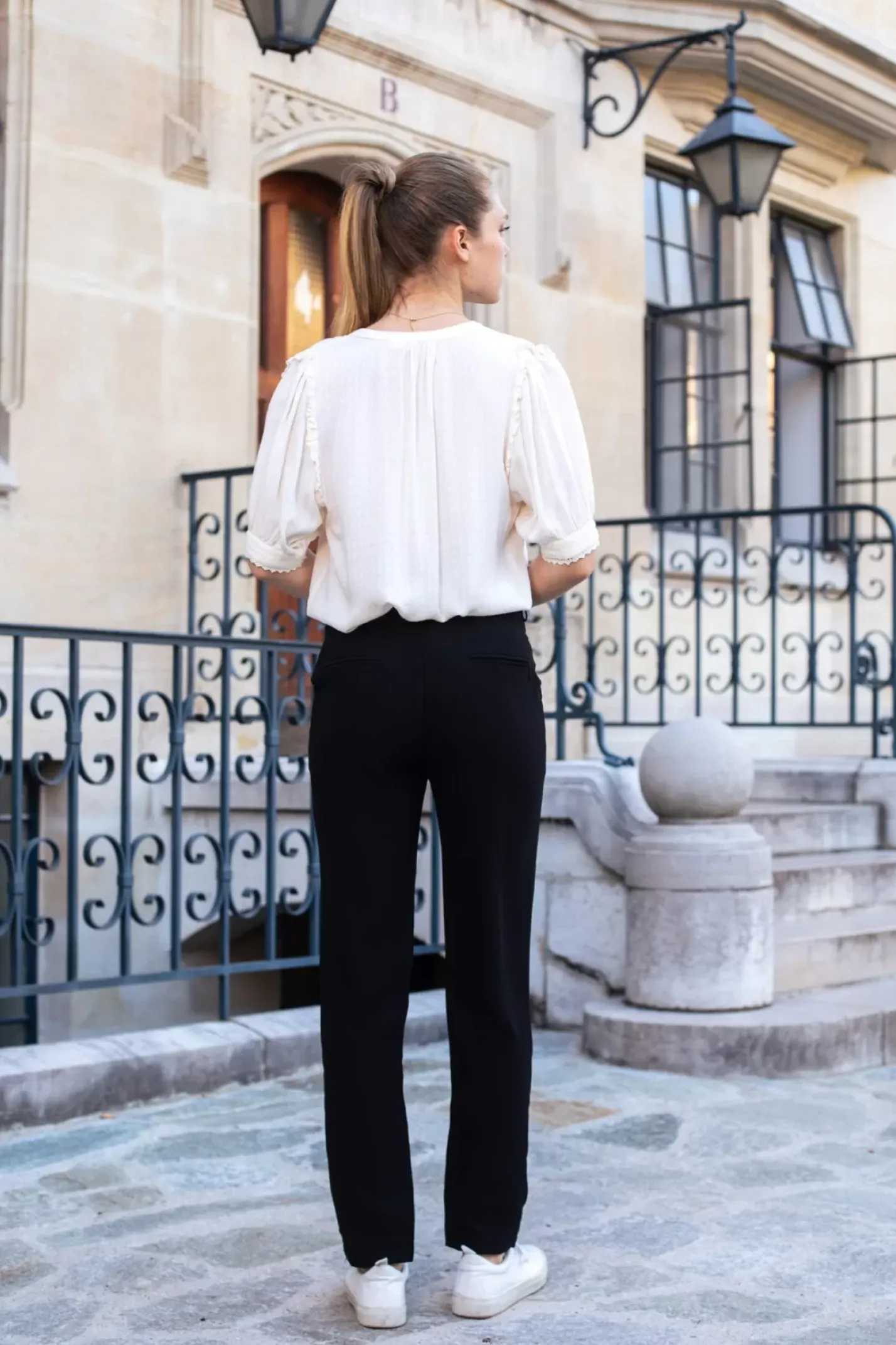 LA PETITE ÉTOILE Pantalons & Jeans|Pantalon Katnis Noir
