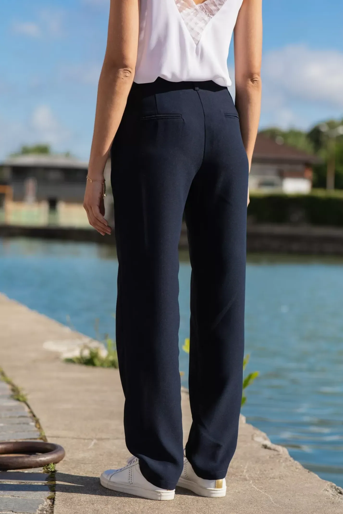 LA PETITE ÉTOILE Pantalons & Jeans|Pantalon Katnis Marine