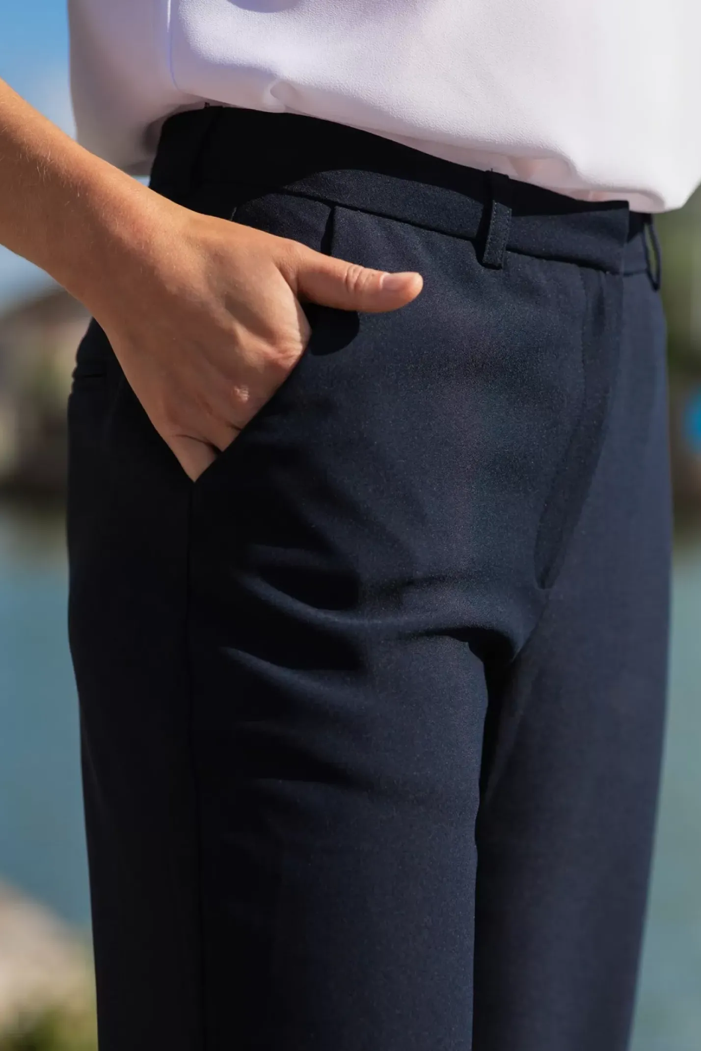 LA PETITE ÉTOILE Pantalons & Jeans|Pantalon Katnis Marine