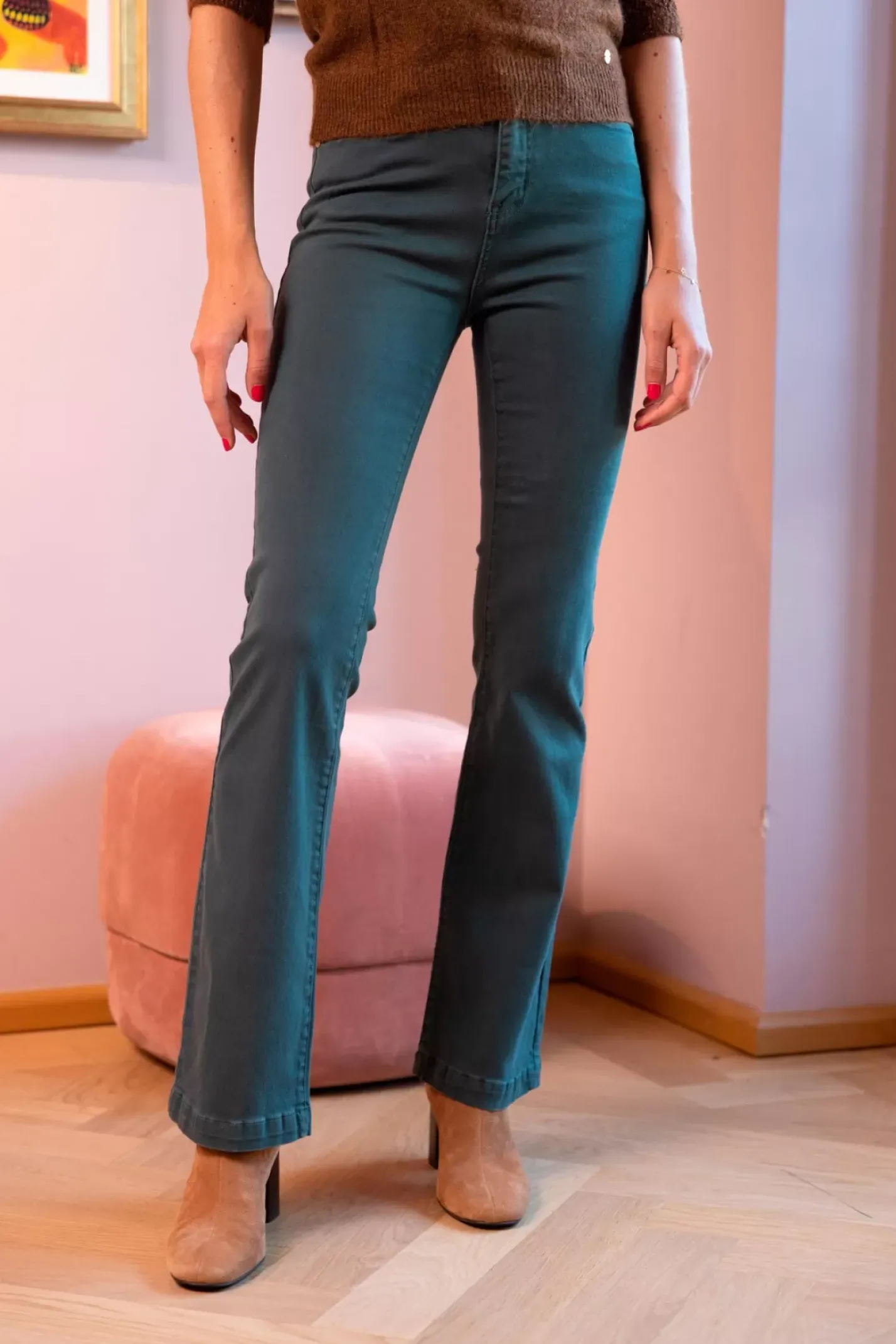 LA PETITE ÉTOILE Pantalons & Jeans|Pantalon Lancelot T Vert