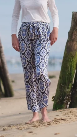 LA PETITE ÉTOILE Pantalons & Jeans|Pantalon Latea Bleu