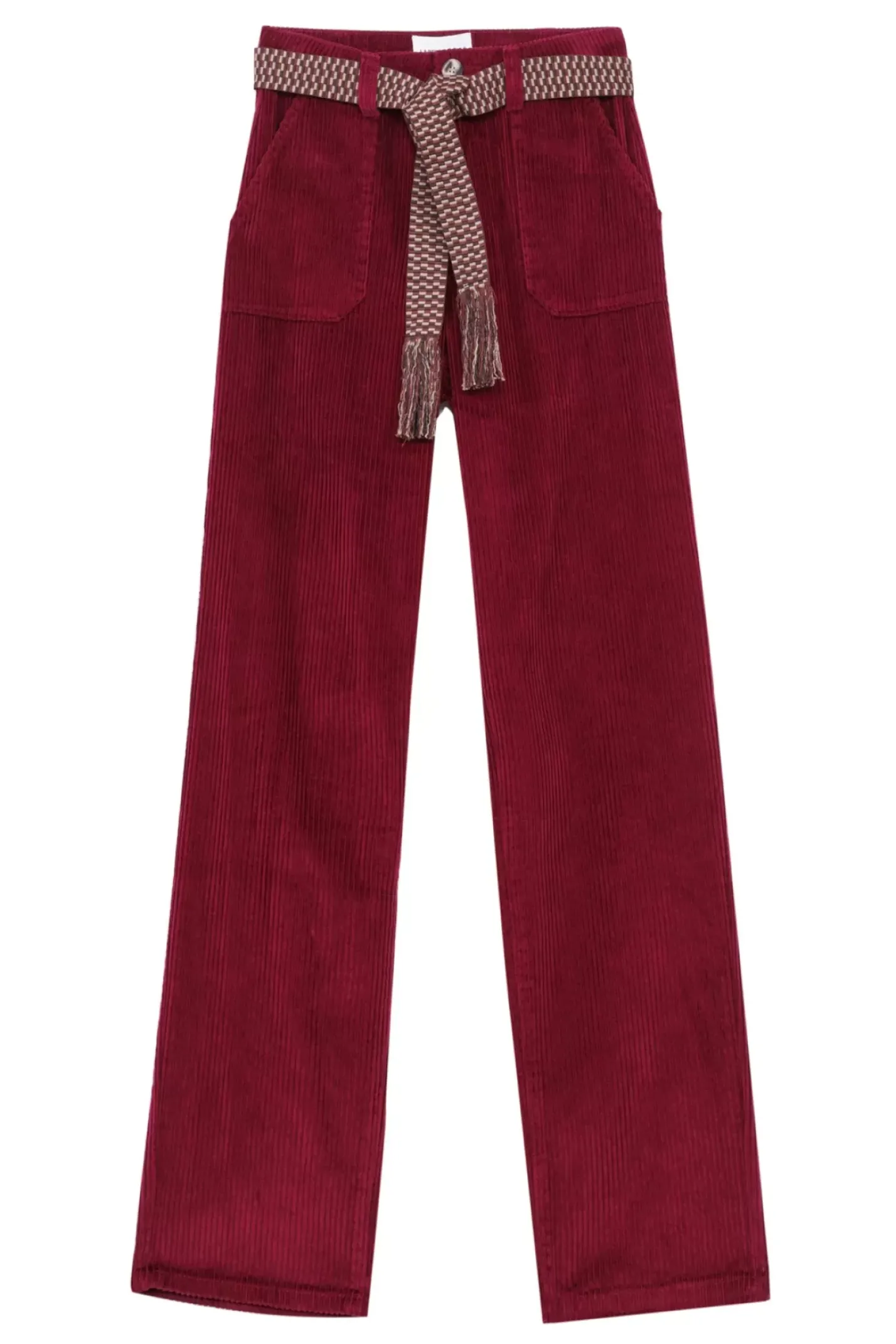 LA PETITE ÉTOILE Pantalons & Jeans|Pantalon Marisol Framboise Cuite