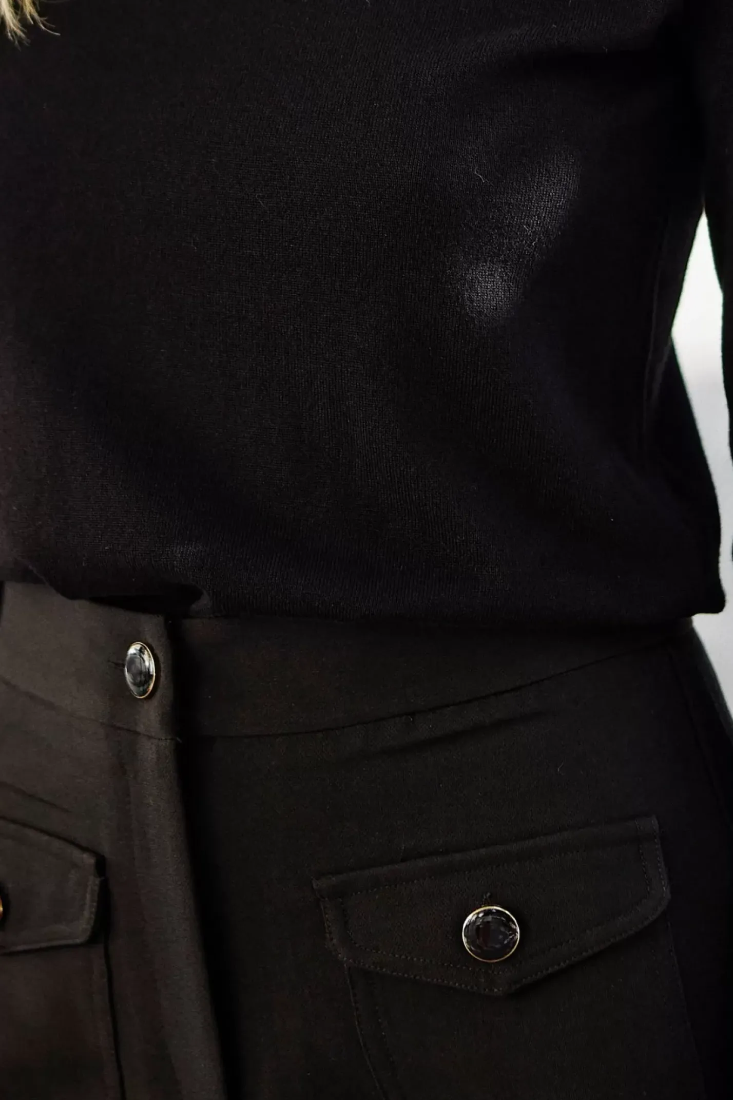 LA PETITE ÉTOILE Pantalons & Jeans|Pantalon Oxine Noir