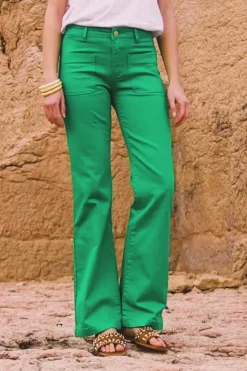 LA PETITE ÉTOILE Pantalons & Jeans|Pantalon Sonny T Vert