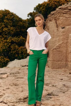 LA PETITE ÉTOILE Pantalons & Jeans|Pantalon Sonny T Vert