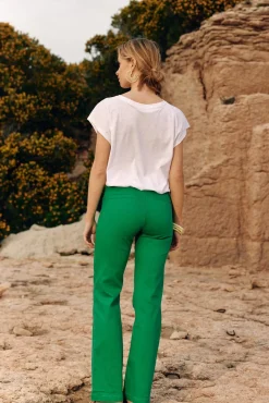 LA PETITE ÉTOILE Pantalons & Jeans|Pantalon Sonny T Vert