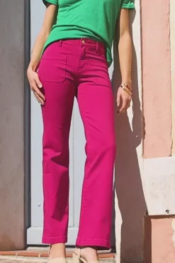 LA PETITE ÉTOILE Pantalons & Jeans|Pantalon Sonny T Fuchsia