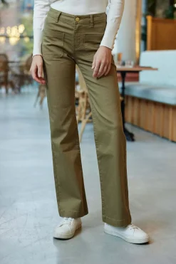 LA PETITE ÉTOILE Pantalons & Jeans|Pantalon Sonny T Kaki