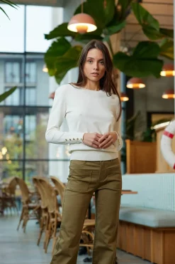 LA PETITE ÉTOILE Pantalons & Jeans|Pantalon Sonny T Kaki