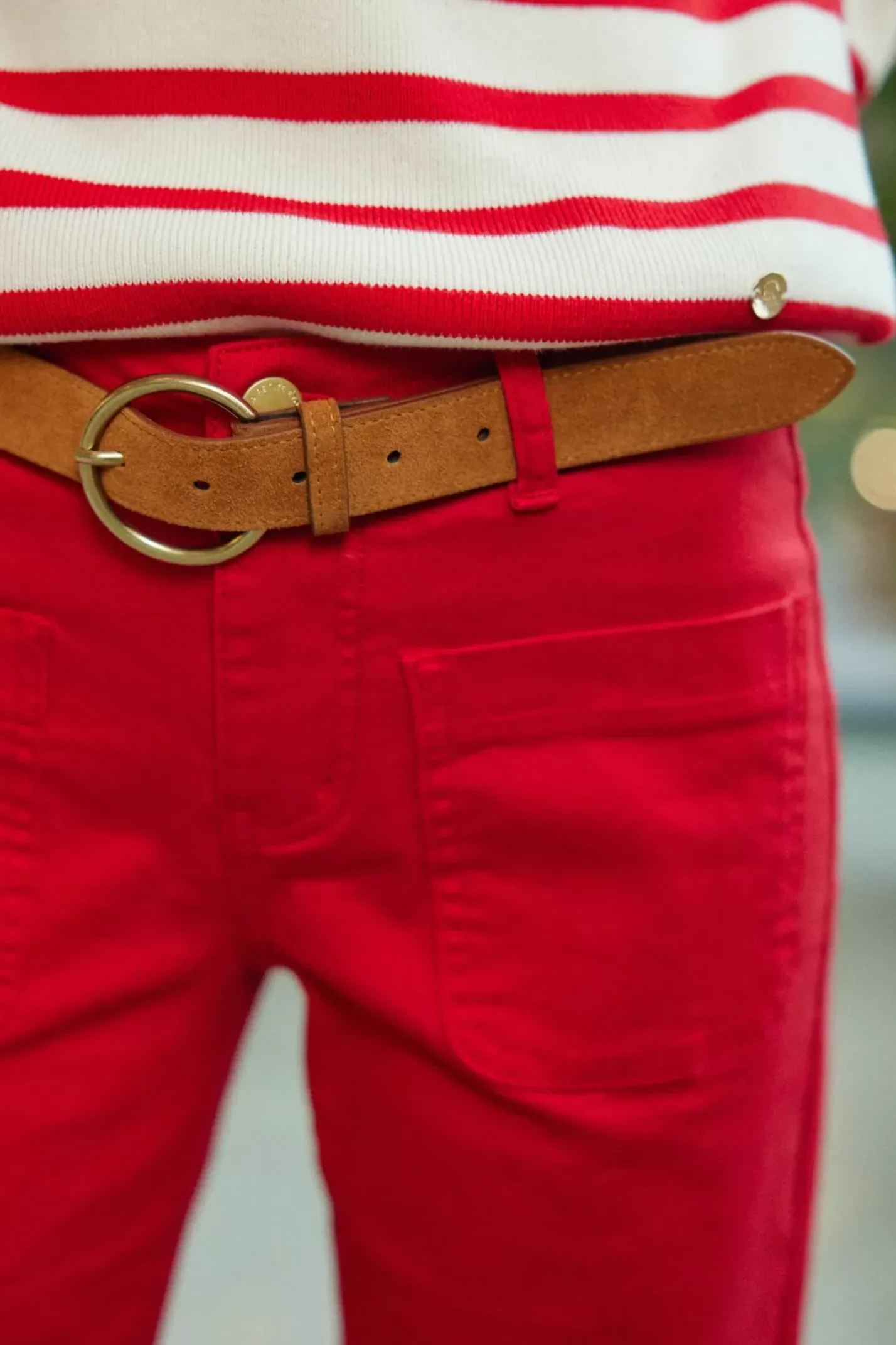 LA PETITE ÉTOILE Pantalons & Jeans|Pantalon Sonny T Rouge
