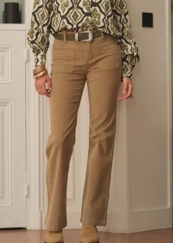 LA PETITE ÉTOILE Pantalons & Jeans|Pantalon Sonny Velours Beige