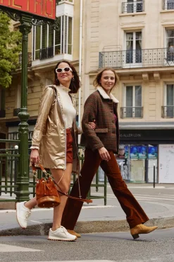 LA PETITE ÉTOILE Pantalons & Jeans|Pantalon Sonny Velours Marron