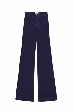 LA PETITE ÉTOILE Pantalons & Jeans|Pantalon Sonny Velours Marine