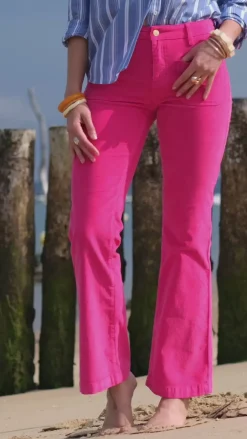 LA PETITE ÉTOILE Pantalons & Jeans|Pantalon Sonny Velours Rose