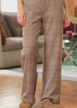 LA PETITE ÉTOILE Pantalons & Jeans|Pantalon Sutton Carreaux
