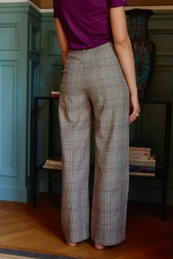LA PETITE ÉTOILE Pantalons & Jeans|Pantalon Sutton Carreaux