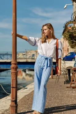 LA PETITE ÉTOILE Pantalons & Jeans|Pantalon Sylvain R Bleu