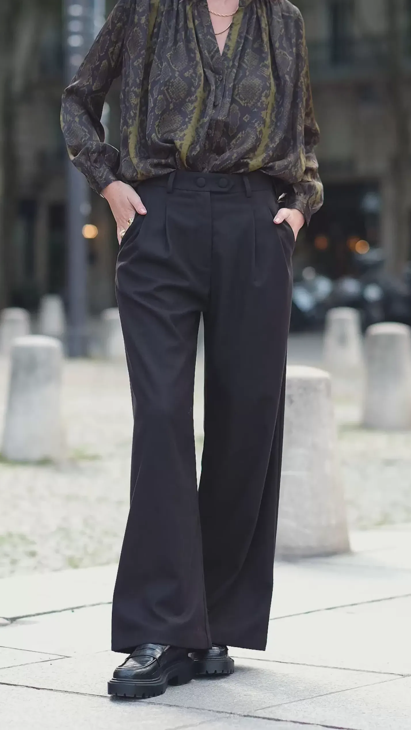 LA PETITE ÉTOILE Pantalons & Jeans|Pantalon Zeline Noir