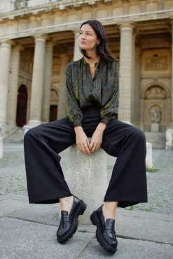 LA PETITE ÉTOILE Pantalons & Jeans|Pantalon Zeline Noir