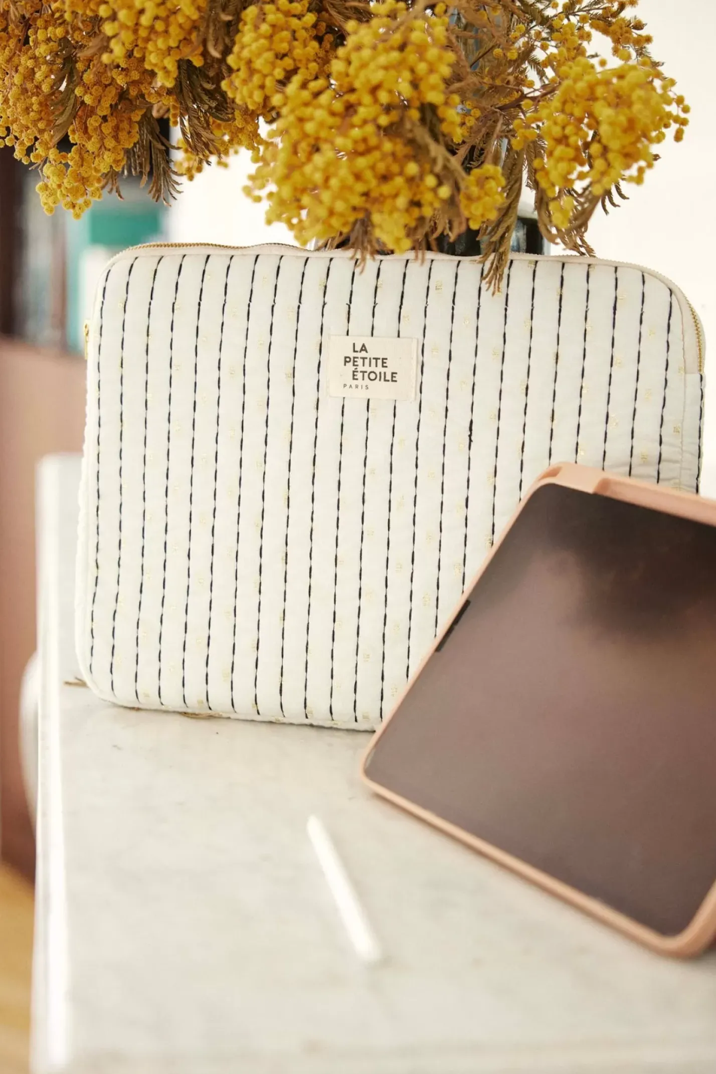 LA PETITE ÉTOILE Accessoires|Pochette Neopol Ecru