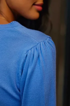 LA PETITE ÉTOILE Mailles|Pull Beatrice Bleu