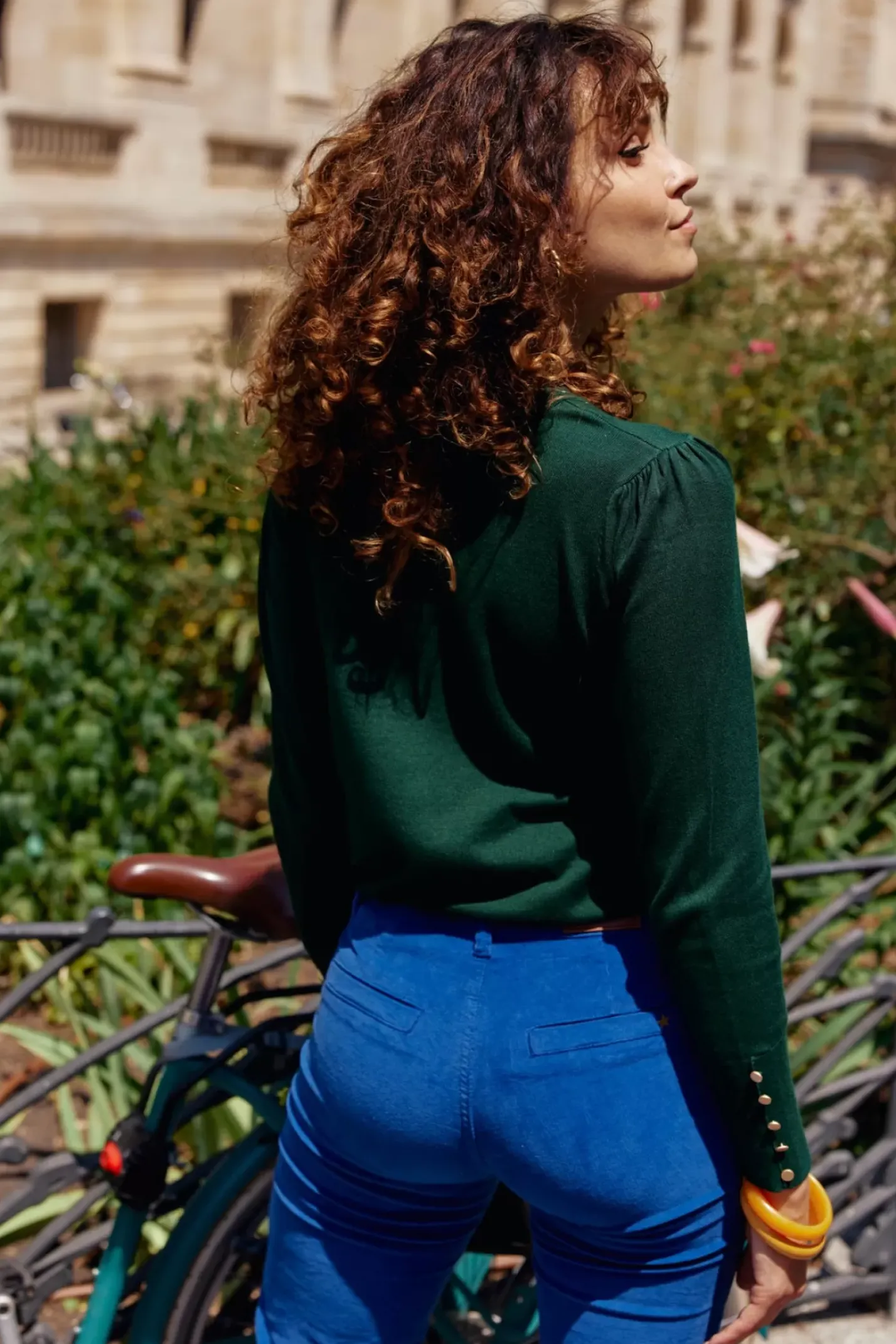 LA PETITE ÉTOILE Mailles|Pull Beatrice Vert Anglais