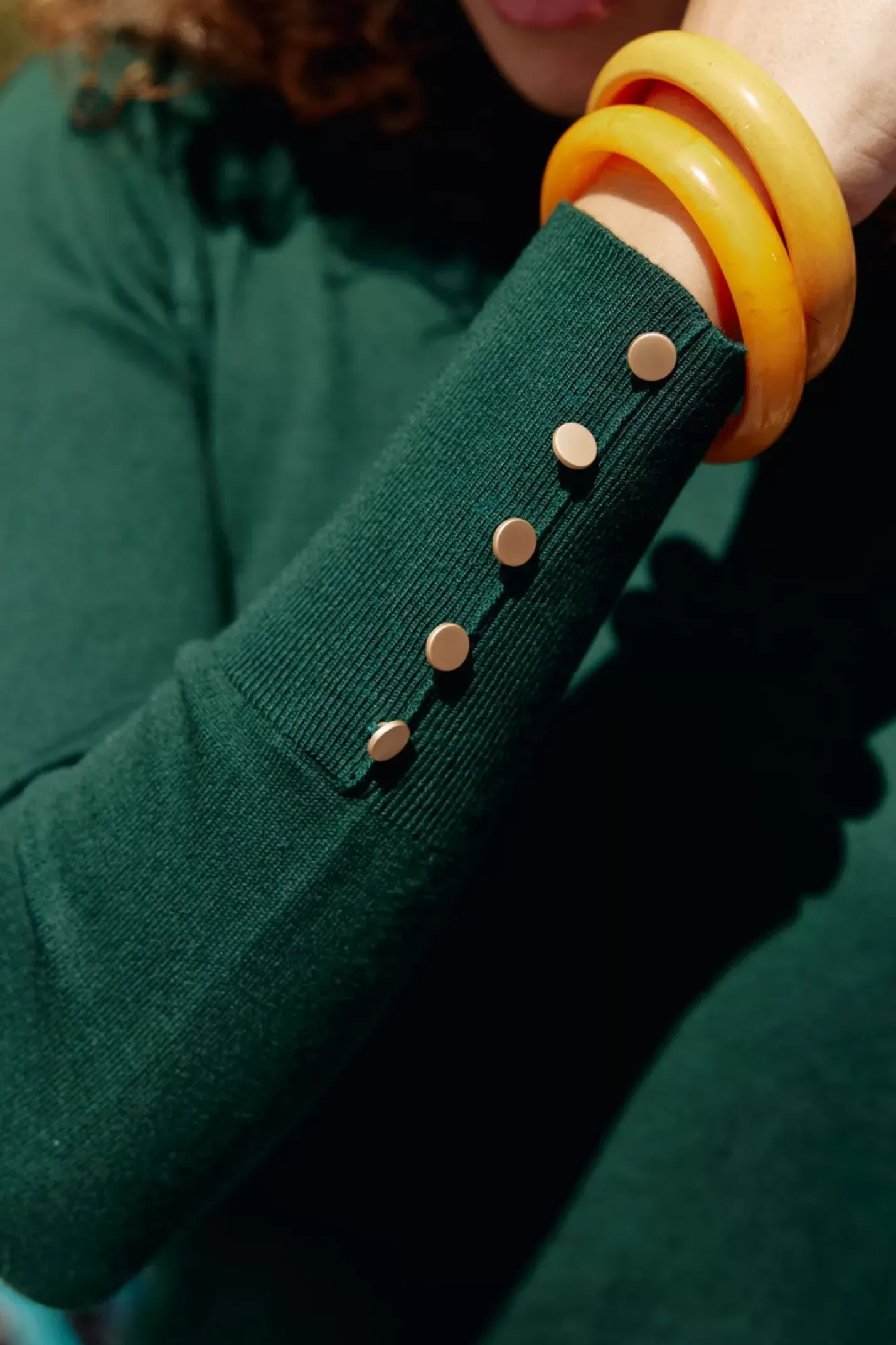 LA PETITE ÉTOILE Mailles|Pull Beatrice Vert Anglais