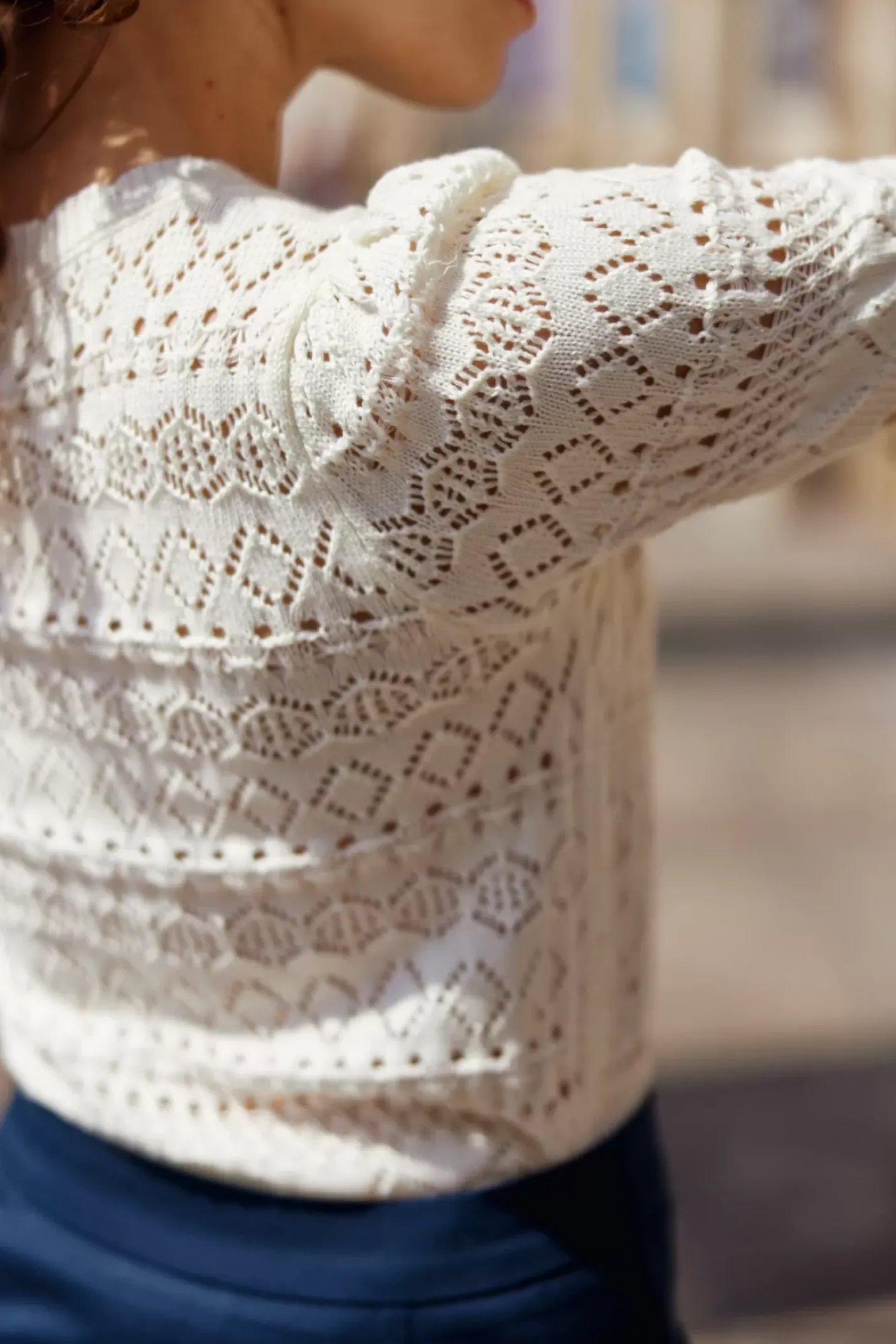LA PETITE ÉTOILE Mailles|Pull Indiana Ecru