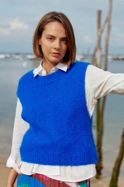 LA PETITE ÉTOILE Mailles|Pull Makena Bleu