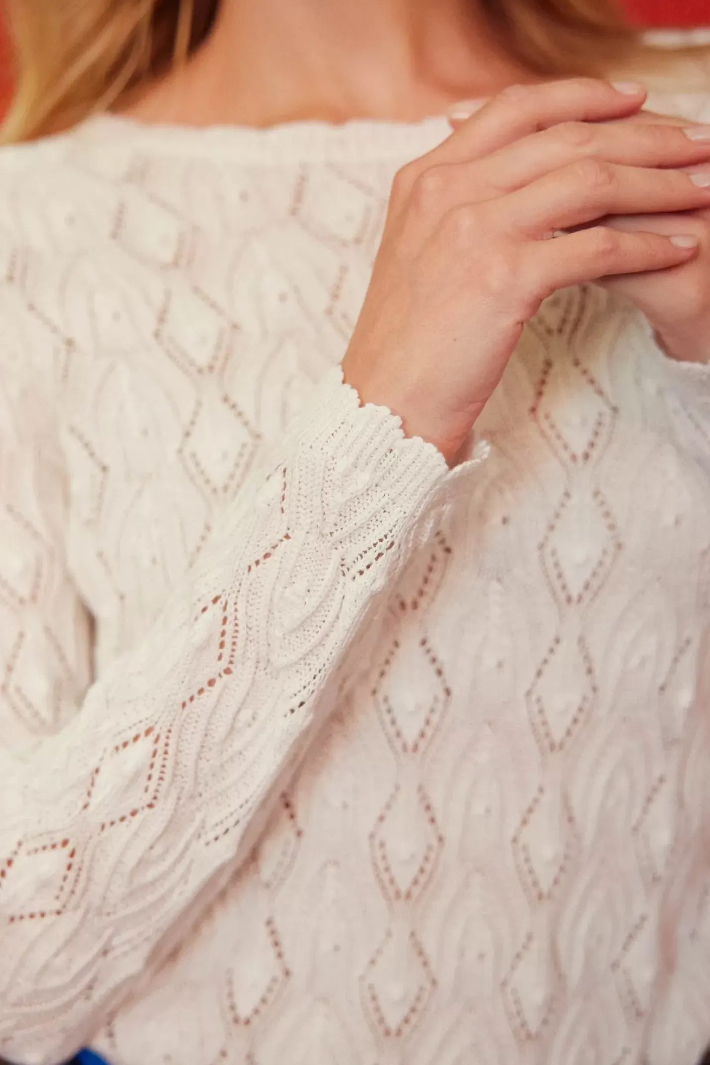 LA PETITE ÉTOILE Mailles|Pull Radia Ecru
