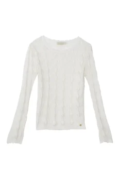 LA PETITE ÉTOILE Mailles|Pull Radia Ecru