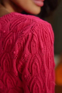 LA PETITE ÉTOILE Mailles|Pull Radia Fuchsia