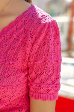 LA PETITE ÉTOILE Mailles|Pull Roberta Fuchsia